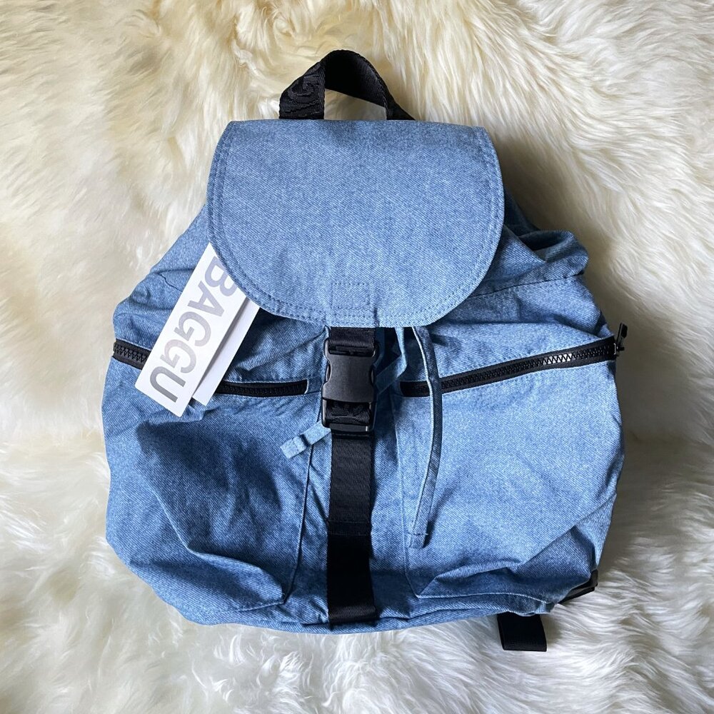 NWT Baggu Sport Backpack - Digital Denim - Picture 4 of 12